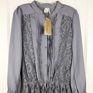 New with Tags Francesca”s Collection Pleat Placket